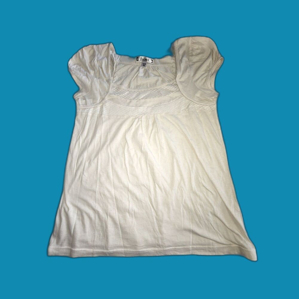 Decree Cream Tank Top Boho Casual size XL